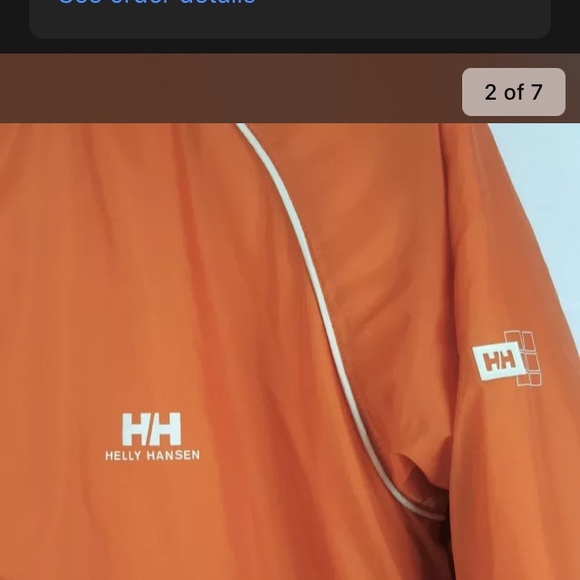 Helly Hansen Thinsulate womens’ XL reversible orange + white zip front jacket. - Picture 3 of 7